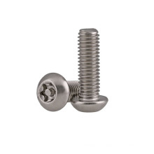 A2 A4 stainless steel SS304 SS316 316L Torx flat head pan head security screw with pin